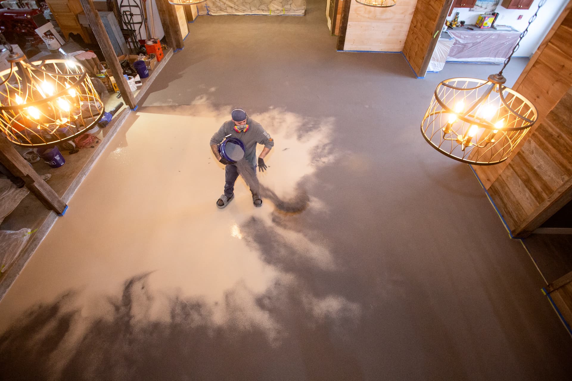 Acrylic Flake Flooring