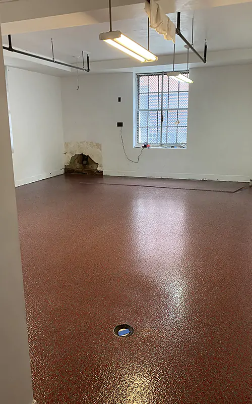 Maine Epoxy Floor in Brewery After