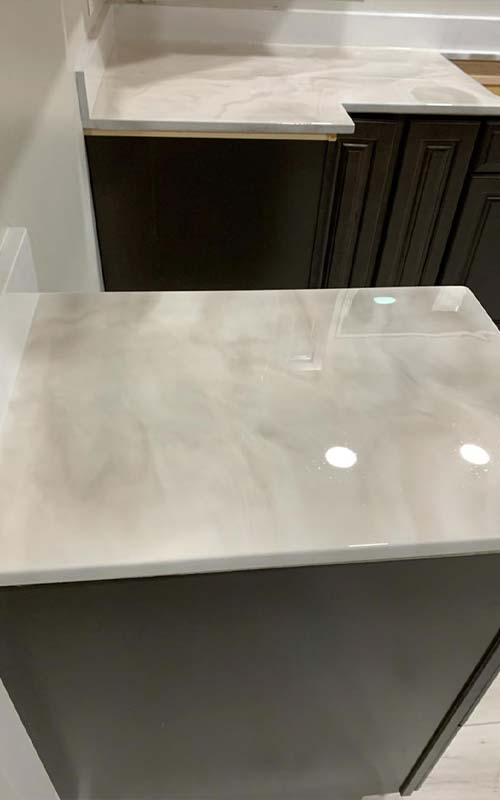 kitchen cabinet countertops with epoxy