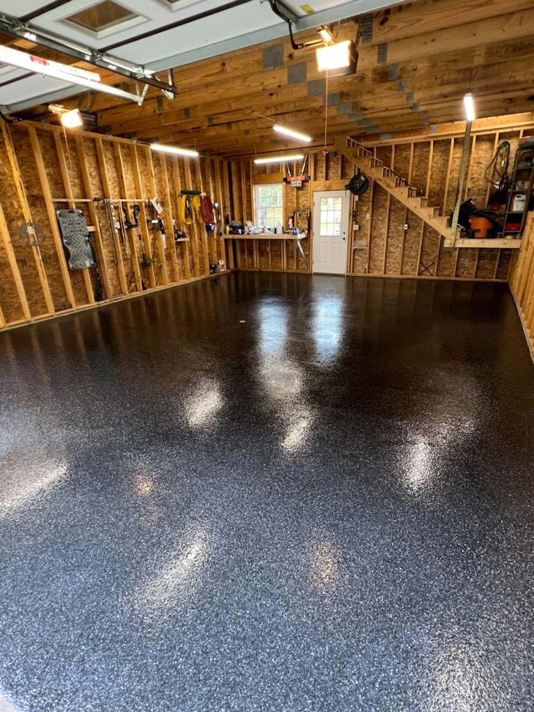 Garage Floor after Epoxy